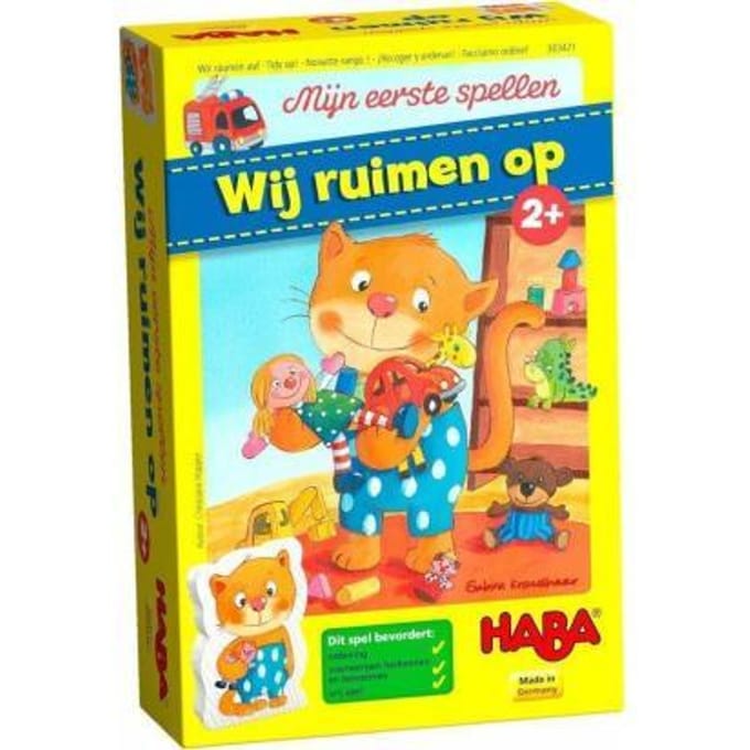 HABA Mijn eerste spellen - Wij ruimen op Gezelschapspellen Gezelschapsspellen