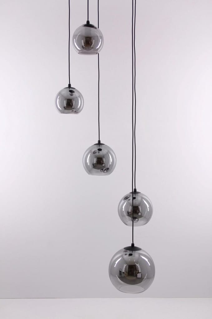 Expo ETH Orb - glas zwart - rookglas rookglazen 340cm - smoke