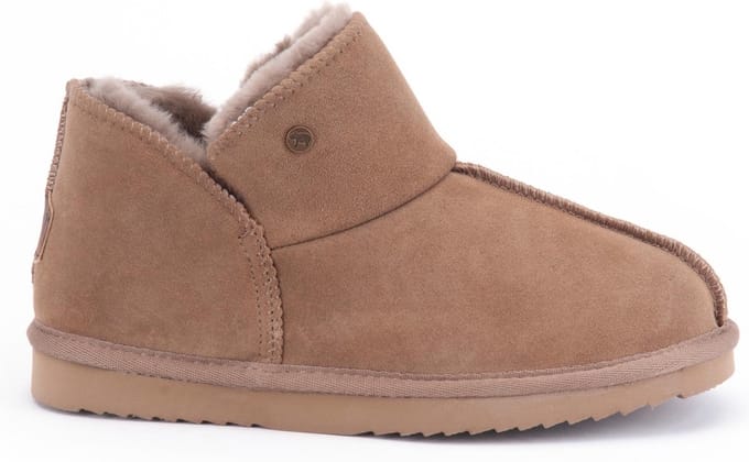 Warmbat Willow Suede Dames Sloffen - Bruin