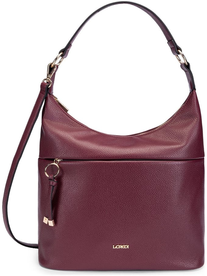 L.CREDI Maite Schoudertas 33 cm - Dames - cherry shade