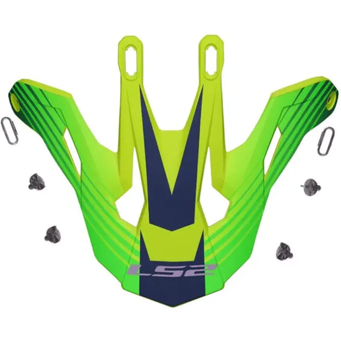 Vervangende visier voor crossmotorhelm LS2 MX708 Duck