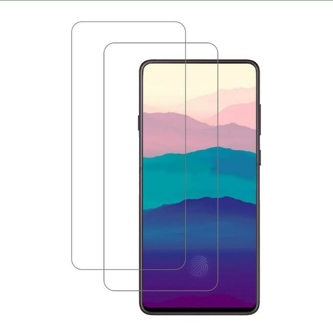A41 screenprotector geschikt voor Samsung Galaxy 2 pack - tempered glass - beschermlaag voor Galaxy A41 Samsung -