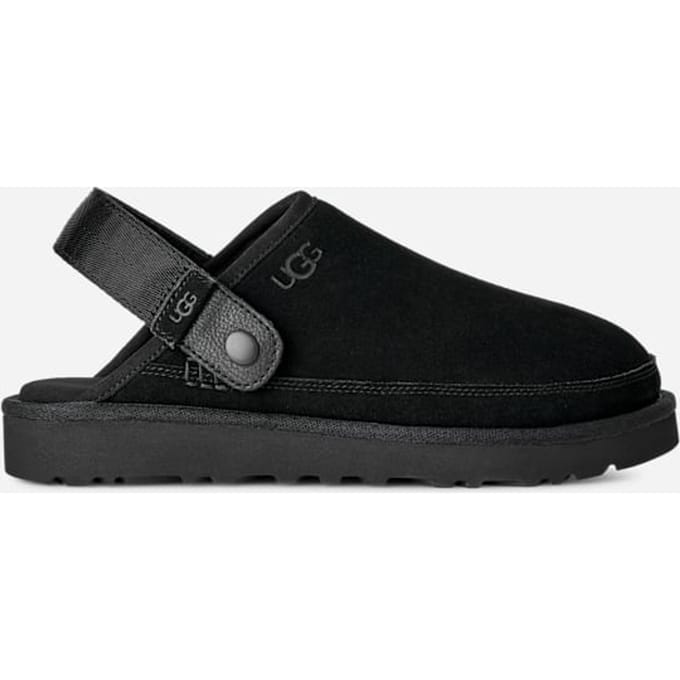 UGG® Goldencoast Clog II for Men in Black, Size 9, Suede/Polyester