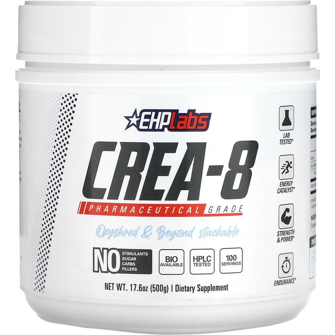 EHPlabs, Crea-8, 500g(17,6 onces)