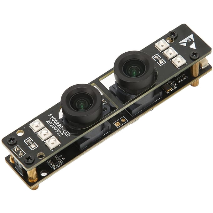 Dubbele Lens USB Cameramodule 2MP 1080P Breed Dynamisch Laag Stroomverbruik Webcammodule voor Bioanalyse black