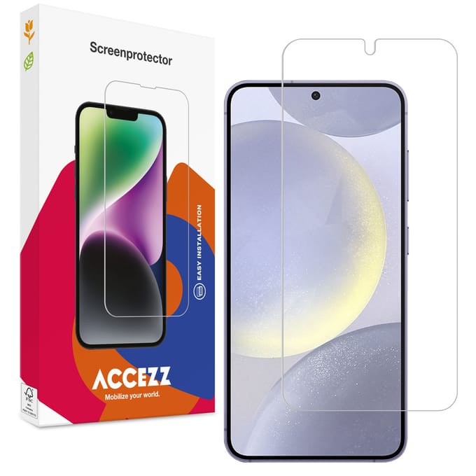 Accezz Screen Protector - Geschikt voor Samsung Galaxy S24 Plus / S25 Plus - Gehard Glas Screenprotector