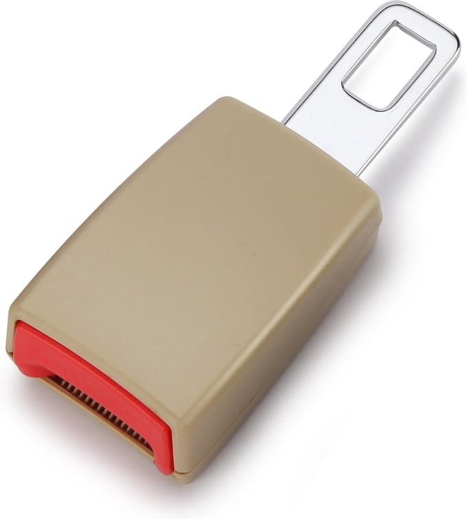 Autogordel Gesp Verlenger | Universeel | Beige