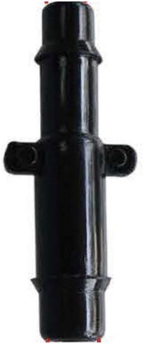 Set van 10 Rechte Verkleinende Nylon Vacuümslang Koppelingen OD 6mm naar 5mm