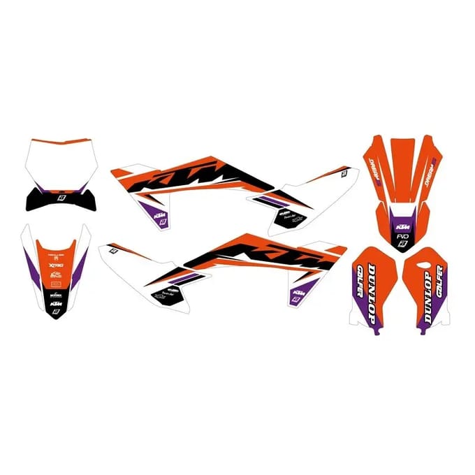 Motorfiets decoratie kit Blackbird Racing Dream Graphic 5