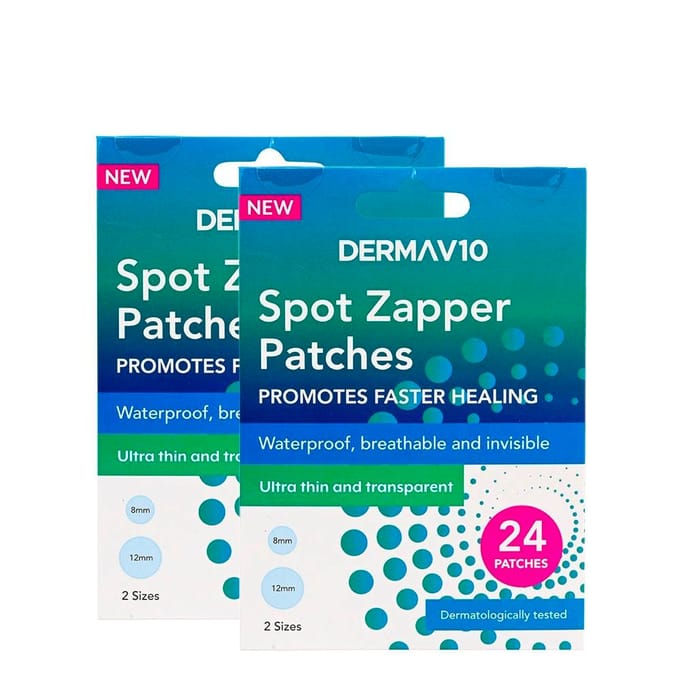 DermaV10 Spot Zapper Patches 2 x 24 st