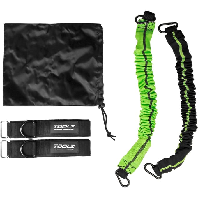 TOOLZ Multi Resistance Trainer Trainingshulp-Zwart,Groen