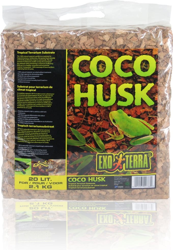 Exo Terra coco husk (kokoschips) 2KG/20L