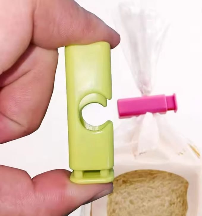 Vershoudclips - Groen - 5 stuks - herbruikbaar - vaatwasmachinebestedig