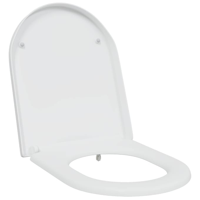 vidaXL - Toiletbril - Wit - 49 - x - 36 - x - 4 - cm - Duroplast