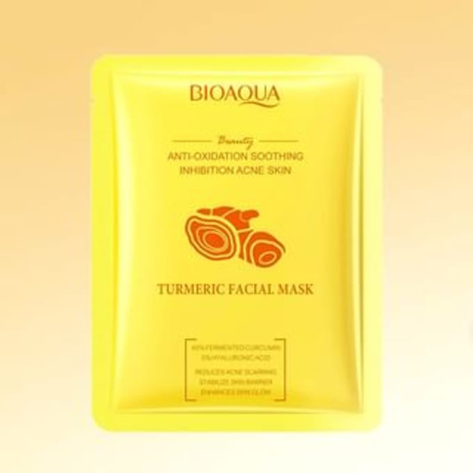 BIOAQUA - Anti-oxidation Soothing Turmeric Mask #Mask - 1 pcs