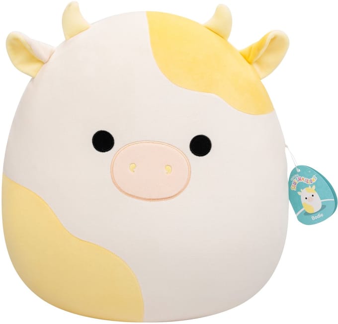 Squishmallows - Large Plush (Bodie - Yellow Spotted Cow) - 40cm Plush
