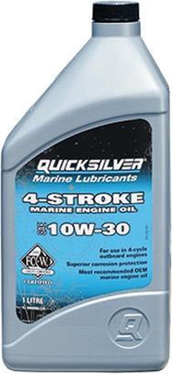 Mercury Quicksilver 10W30 Motorolie - 1L fles 4-takt