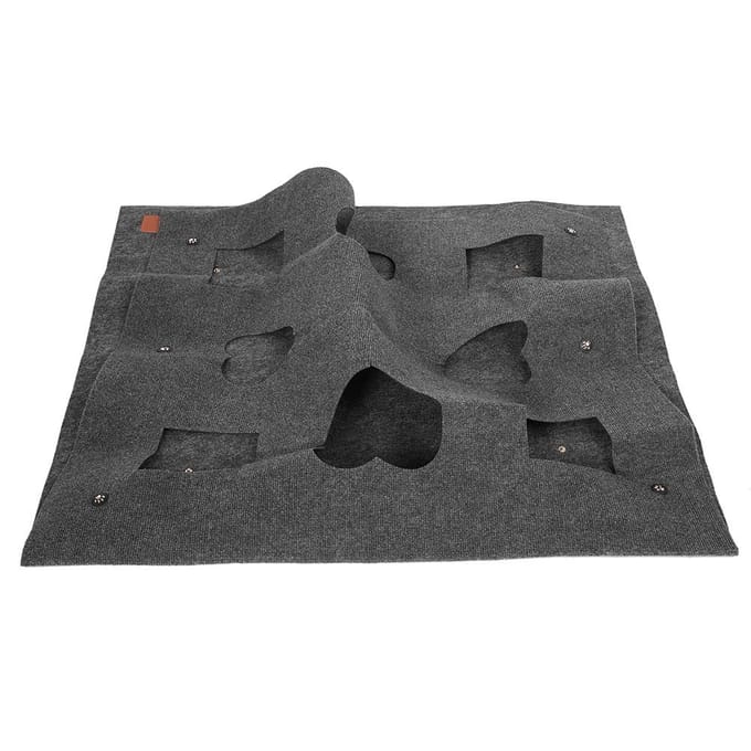 Katten Activiteit Speelmat Thermische Basis Leuk Interactief Spelen Training Krabbedmat gray