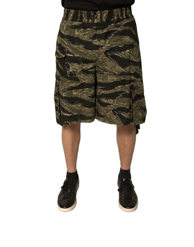 Tijgerprint Cargo Shorts