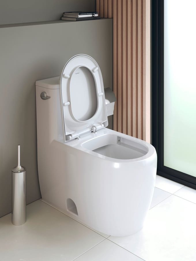 Duravit Qatego - Toiletzitting, Softclose, wit 0027490000