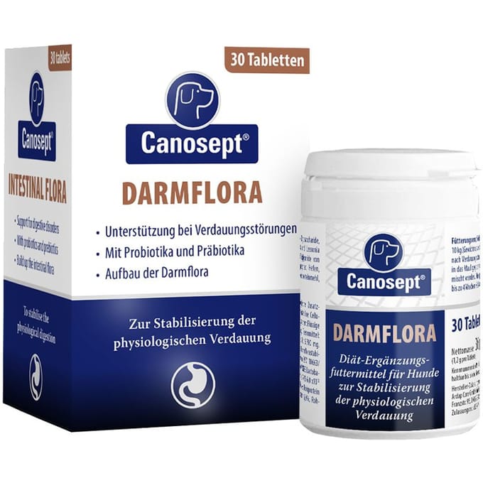 30 tabletten Canosept darmflora supplement voor honden