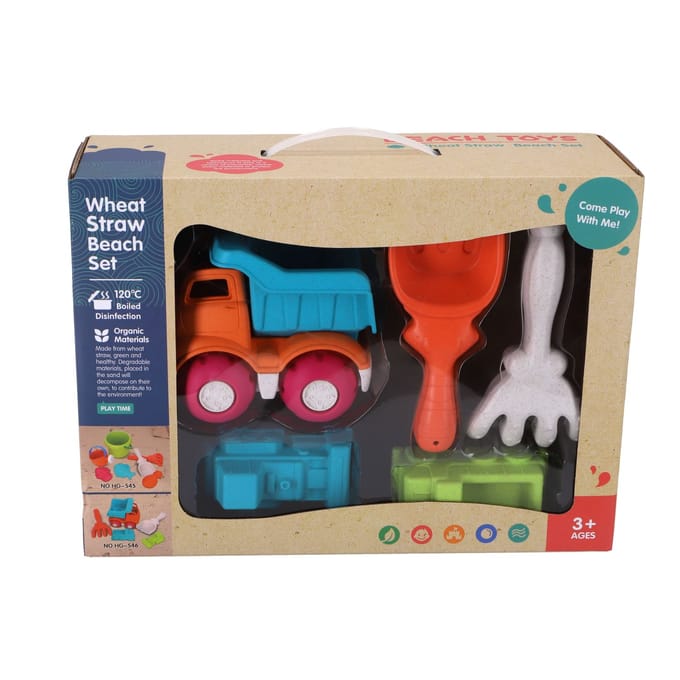 Top1Toys Strandset bioplastic 5-delig (bioplastic, )