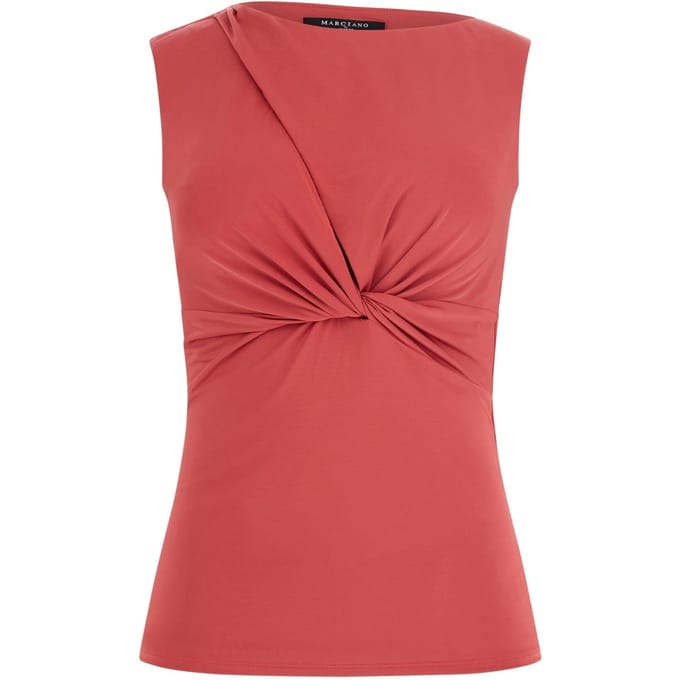 GUESS Alva Knot Top Flowering Peony Größe: L | Blusen Outlet | Damen