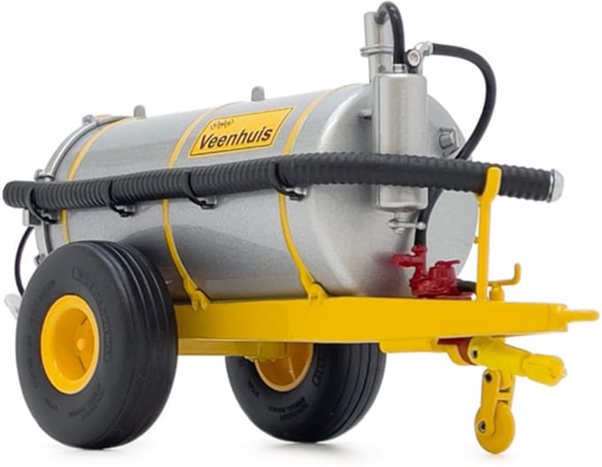MarGe Models Veenhuis giertank 3.200 liter, silver edition, schaal 1:32