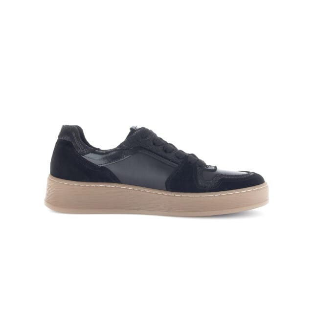 Gabor 76.475.57 - dames sneaker - Zwart - maat 41 (EU) 7.5 (UK)
