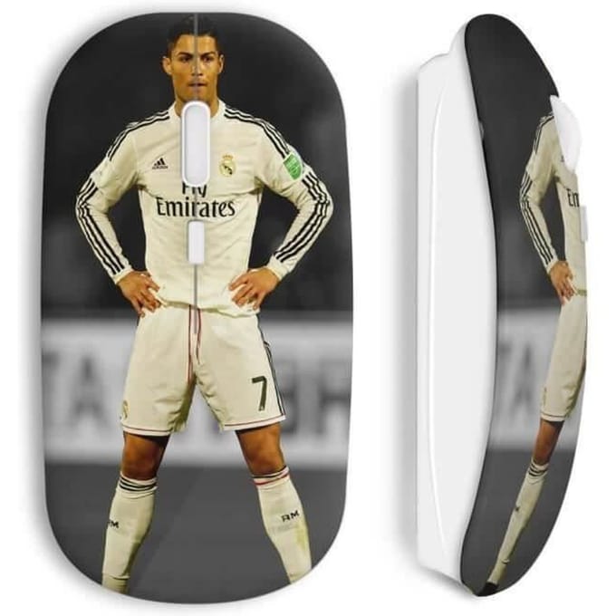 Souris Cristiano Ronaldo player Football Sans Fil