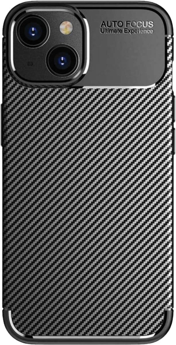 Just in Case Rugged TPU Case hoesje voor iPhone 14 - zwart