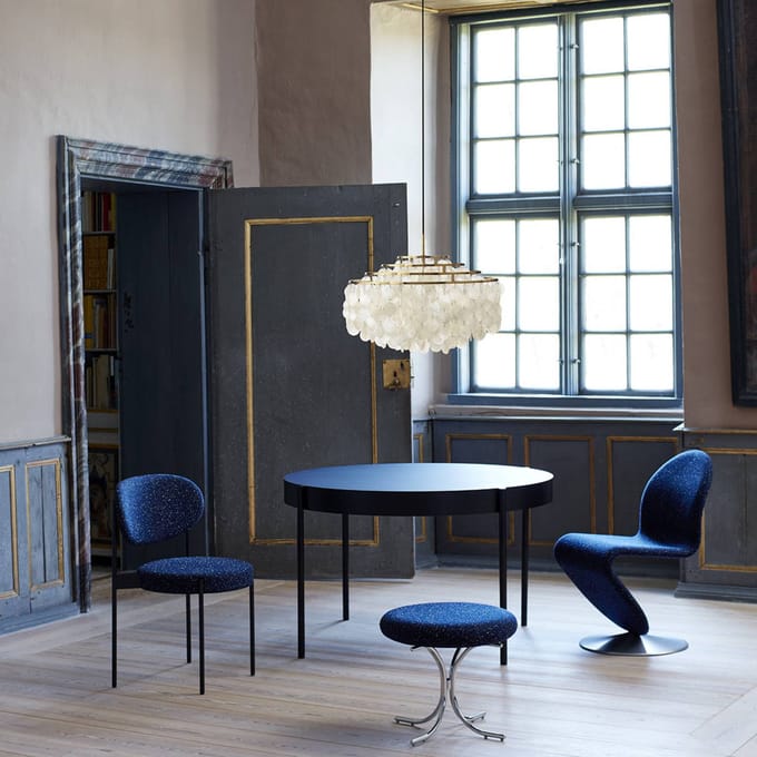 Verpan Fun 10DM Hanglamp Messing & Parelmoer