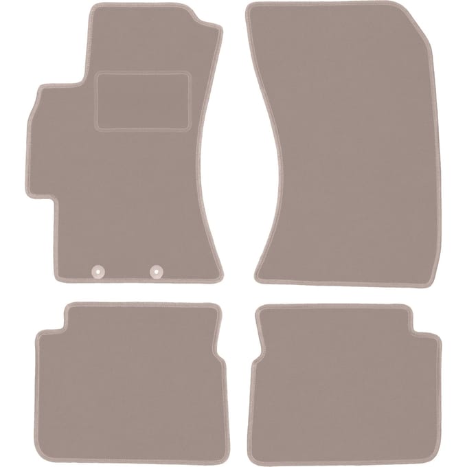 Beige veloursmatten voor: Subaru Forester III SUV (2008-2013)