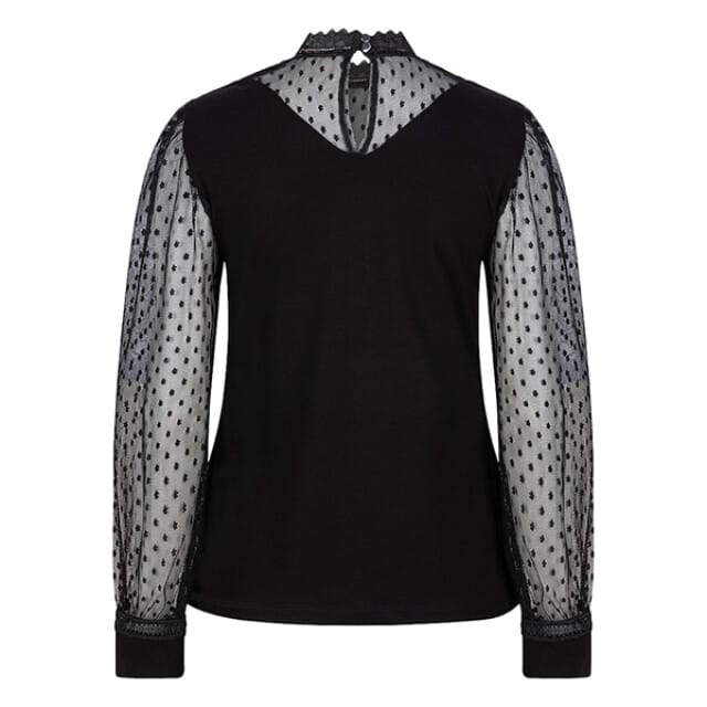 Esqualo top W23-30729 - Black