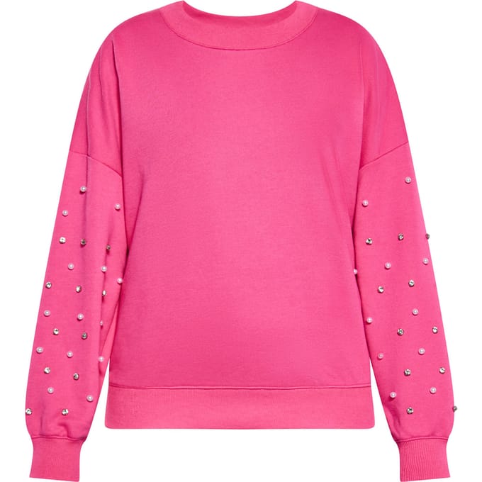 Faina Sweatshirt Dames roze