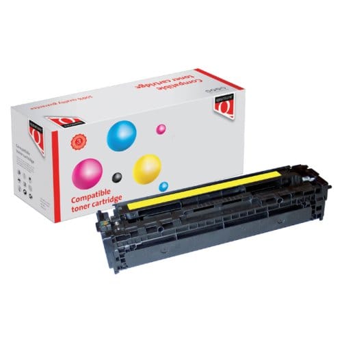 Tonercartridge quantore alternatief tbv hp ce322a 128a geel