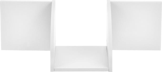 [en.casa]® Design wandplank - planken - wit model 2