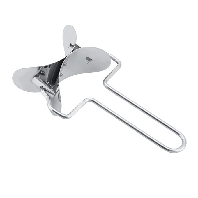 Roestvrij Staal Dumpling Wrapper Deegsnijder Cirkel Roller Vorm Maakgereedschap gray