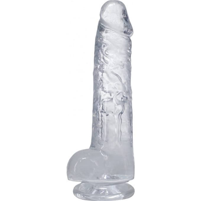 Doc Johnson - Transparante dildo met zuignap - 20.3 cm