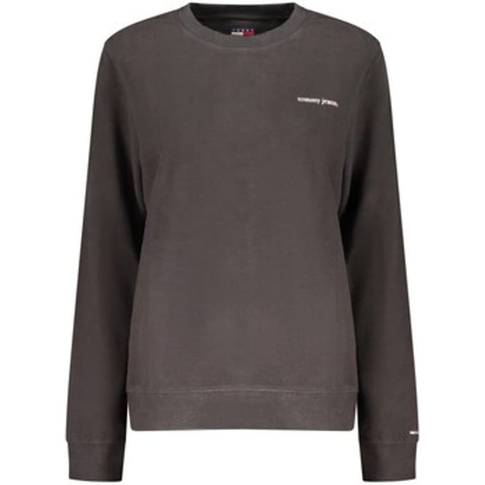 Tommy Hilfiger Regular Ess Logo Black Größe: S | Longsleeves Outlet | Damen | Schwarz