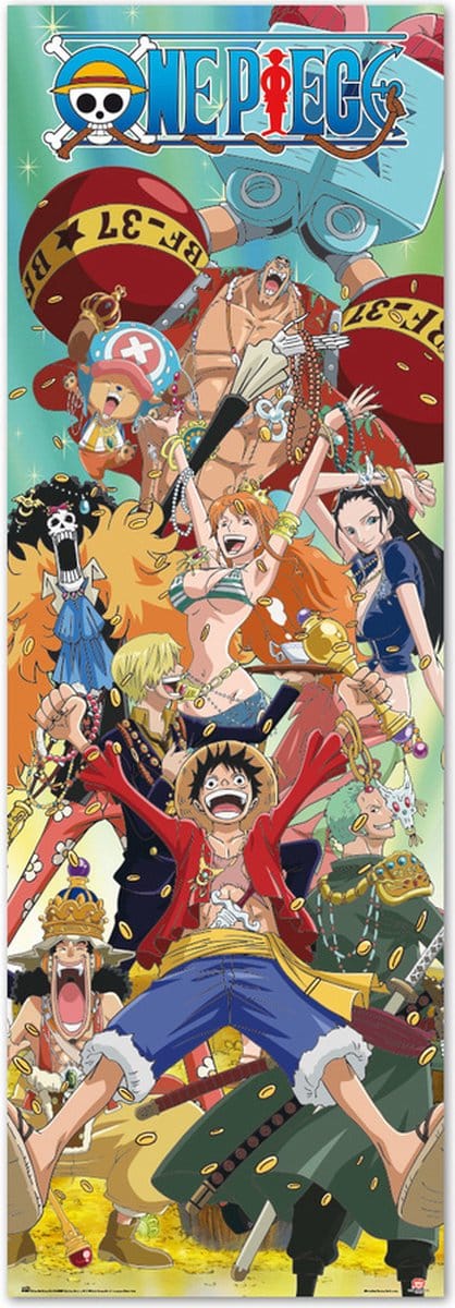 One Piece deurposter - Manga - Anime - Japans - Monkey D. Luffy - 53 x 158 cm