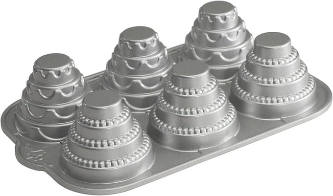 Aluminium Bakvorm met Mozaïek Patroon - Grote Rechthoekige Cakevorm