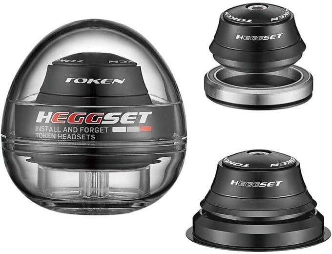 TOKEN TK070 - Fiets Stuur - 4 in 1 - Zwart - Premium Lagere Stere