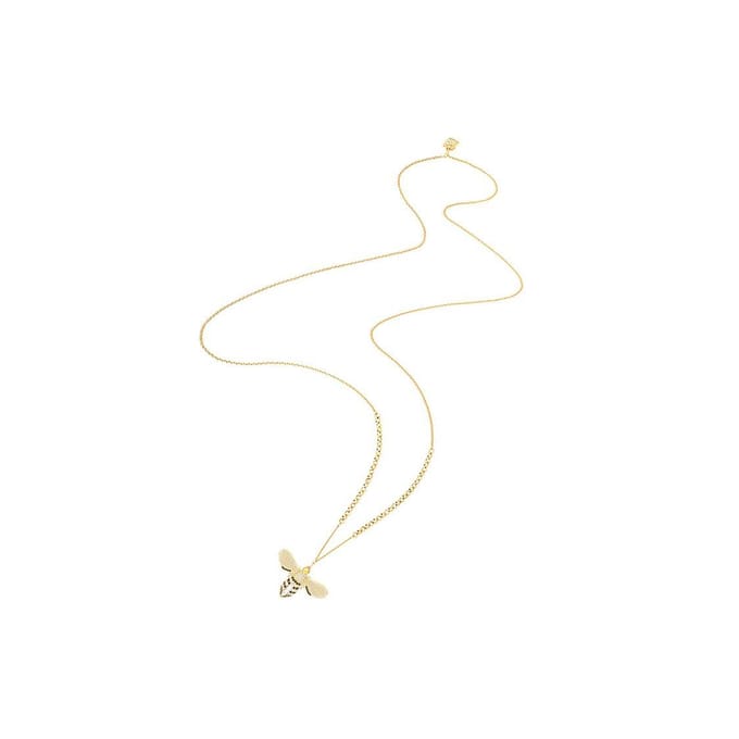 Swarovski Lisabel Chaîne de pull plaquée or Collier pour femme 5394212 Box (Random Color) beige
