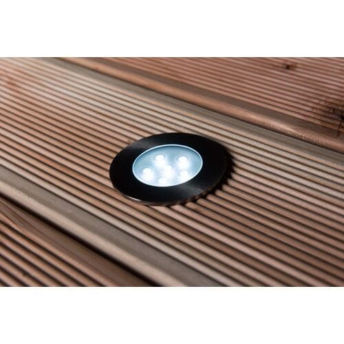Garden Lights: Brevus Grondspot 12 Volt - Zilvergrijs