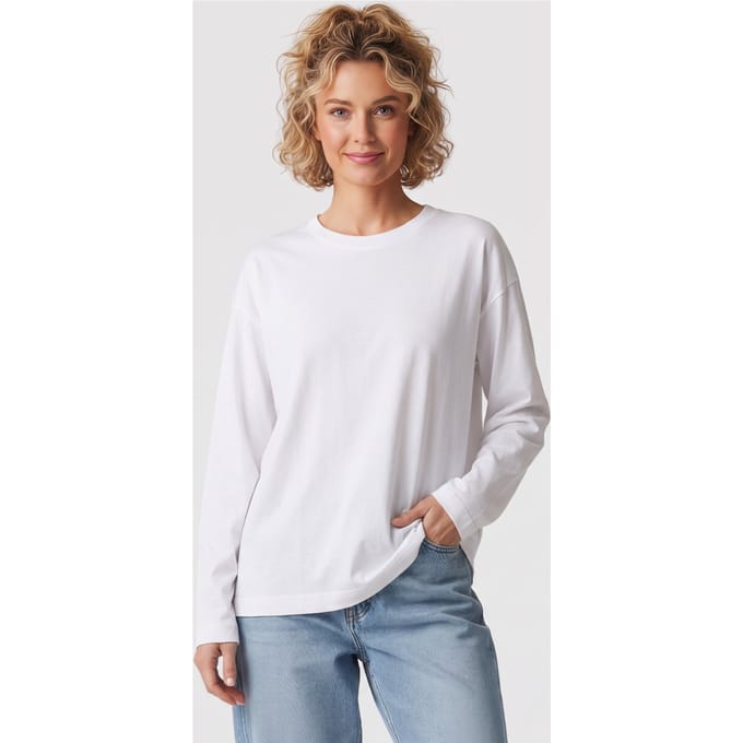 ARKET Novalee Sj Longsleeve White Taglia: M | Maglie a manica lunga Outlet | Donna | Bianco