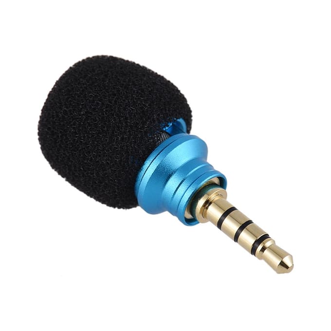 EY-610A Mobiele Telefoon Smartphone Draagbare Mini Omni-Directionele Microfoon Microfoon voor Recorder voor iPhone 5 6 Samsung Huawei zilver