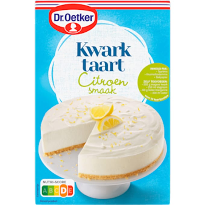 Kwarktaart citroensmaak bakmix