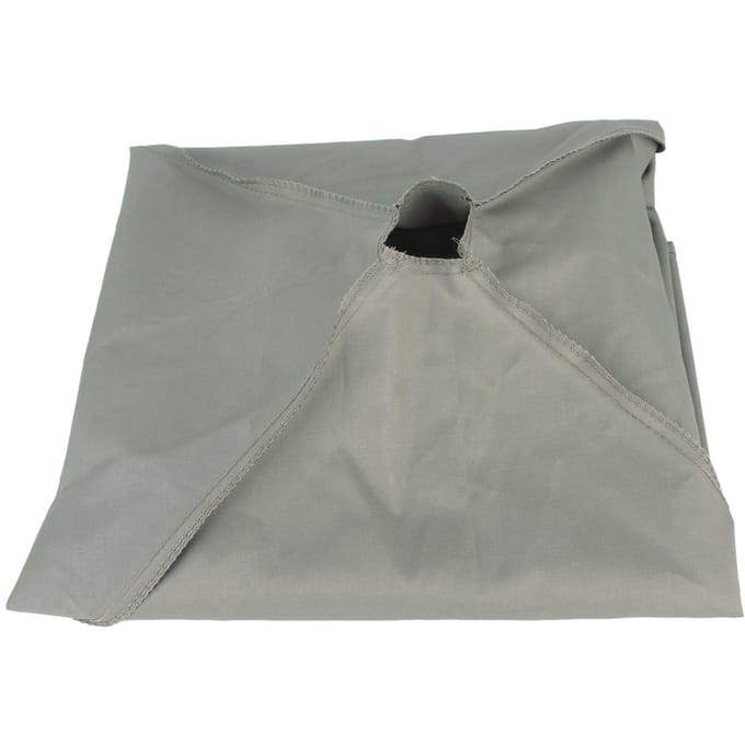 Buitenparasol Vervangend Doek Polyester Parasol Parasol Zonwerend Regenbestendig Tuin gray