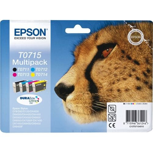 Epson Inktcartridge T071 (C13T07154010) 4-kleuren Multipack